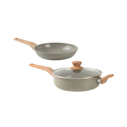 Jogo De Frigideiras 20cm e 24cm 2,7L Antiaderente Marble Edition Cinza Dust 15218903 Oster -6aa519c1-7581-4b56-9ec3-6c72b7aaeb01