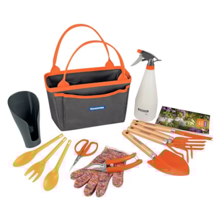 Jogo de Jardim Com Bolsa e Ferramentas 13 Pçs 78124/805 Tramontina-a17b598b-f4e4-4a3d-96d8-b9204d1637c5