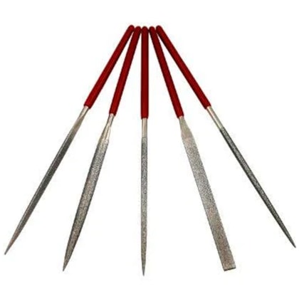 Jogo de Lima Agulha Diamantada Com 5 Peças MTX-a31769c7-21a7-42f6-af6b-a3371a056ecc