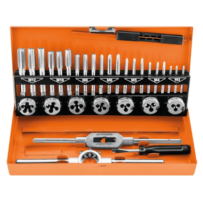 Jogo de Machos e Cossinetes 32 peças 44080/432 Tramontina PRO-85369410-e674-4c48-99ce-4616db83a3d0