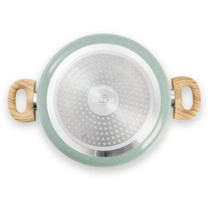 Jogo de Panela Cerâmica Antiaderente Botanika 5Pçs em Alumínio C/Indução 4815102 Verde Brinox -7be1f551-f4c4-4348-8eb7-b220194cd879