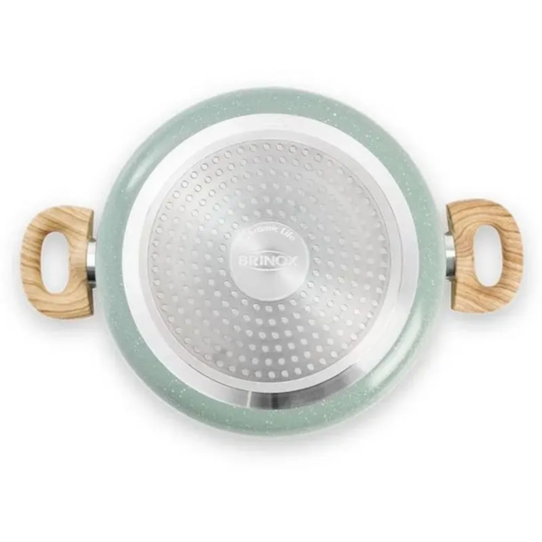 Jogo de Panela Cerâmica Antiaderente Botanika 5Pçs em Alumínio C/Indução 4815102 Verde Brinox -bed8f30e-1a6f-4329-9f3b-ed228076566a