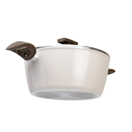 Jogo de Panela Cerâmica Antiaderente Organika 5Pçs em Alumínio Com Indução 4816100 Brinox -4a4338d0-18b1-4dc6-9a9b-da58053faf2f