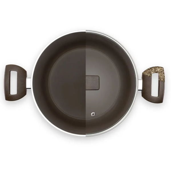 Jogo de Panela Cerâmica Antiaderente Organika 5Pçs em Alumínio Com Indução 4816100 Brinox -94ec768b-aeba-437a-a71b-cd7003c1925f