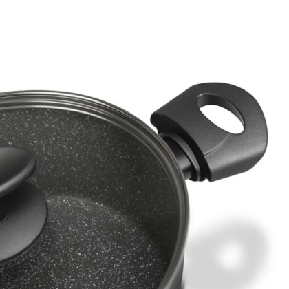 Jogo de Panela Cerâmica Antiaderente Orion 5Pçs em Alumínio Com Indução Preto 4813100 Brinox -5220548e-c753-407e-92d7-6d6f064faf88