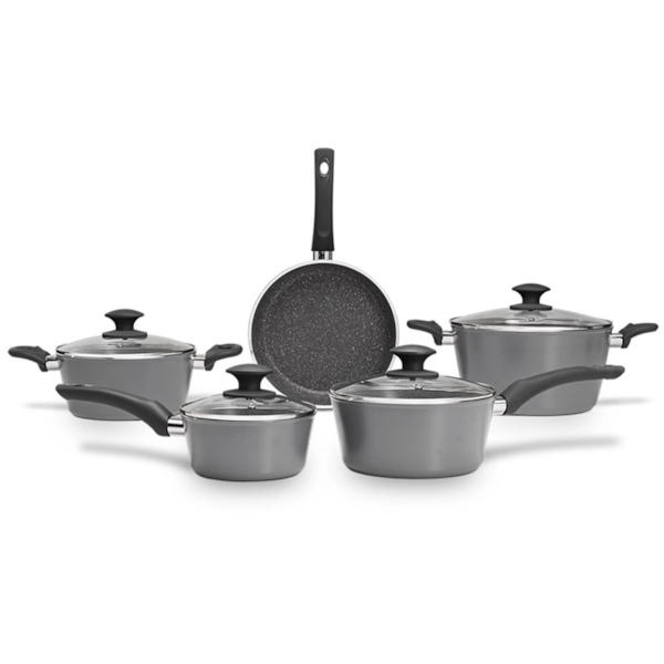 Jogo de Panelas Cerâmic Life Optima Alumínio Antiaderente Indução 5Pçs Stone 4799/102 Brinox-b4e71f4a-2541-4dc0-939d-36e136b0ed09