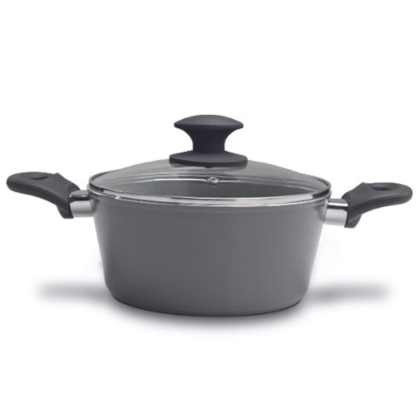 Jogo de Panelas Cerâmic Life Optima Alumínio Antiaderente Indução 5Pçs Stone 4799/102 Brinox-04792039-e486-406d-a84d-8633e499bb46