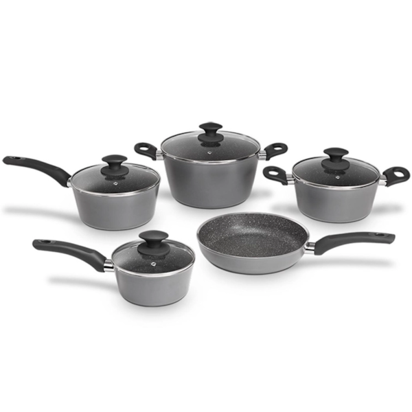 Jogo de Panelas Cerâmic Life Optima Alumínio Antiaderente Indução 5Pçs Stone 4799/102 Brinox-cd1337b8-86fa-444f-b45b-7488c0447161