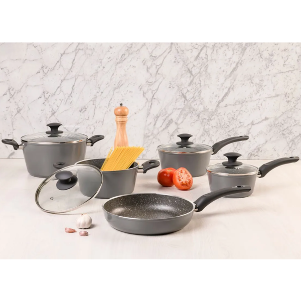 Jogo de Panelas Cerâmic Life Optima Alumínio Antiaderente Indução 5Pçs Stone 4799/102 Brinox-1bd4bfa4-3133-4053-bd88-8dd534af7a07