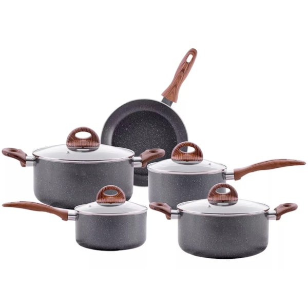 Jogo De Panelas Cerâmic Life Smart Plus Em Alumínio Indução 5pçs Granito 4774103 Brinox-43a6eaf2-2901-4453-9755-80a3fb701da6