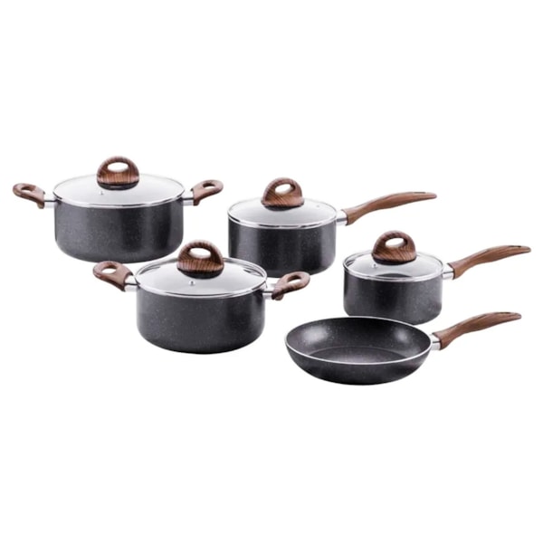 Jogo De Panelas Cerâmic Life Smart Plus Em Alumínio Indução 5pçs Granito 4774103 Brinox-3783a743-2505-46fd-a2db-509b2c0fb0f5