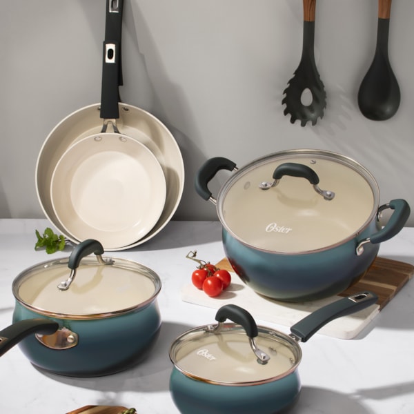 Jogo de Panelas Cerâmica Corbet em Alumínio Indução 5Pçs Blue Petrol 94243.08 Oster-e0061d93-6cb1-4903-9b0e-2176ca7cba4f