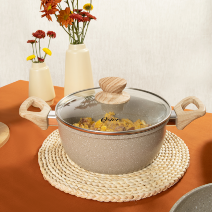 Jogo de Panelas Marble Edition com Revestimento Cerâmico Alumínio 4Pçs Cinza Dust 143887.06 Oster-6565ccbe-3b0d-4452-ad3a-487fd4af3c6a