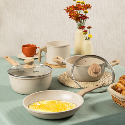 Jogo de Panelas Marble Edition com Revestimento Cerâmico Alumínio 4Pçs Cinza Dust 143887.06 Oster-e8eea835-4e28-4caa-82d9-deb6bc567832