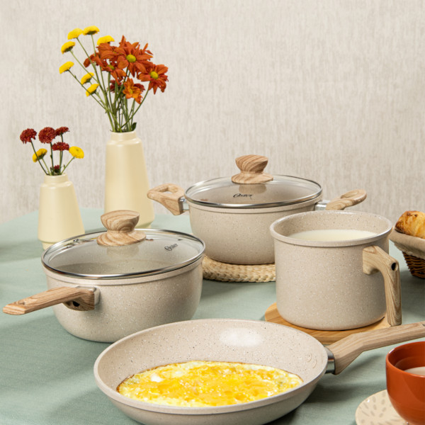 Jogo de Panelas Marble Edition com Revestimento Cerâmico Alumínio 4Pçs Cinza Dust 143887.06 Oster-2cea93c0-9f57-4d13-9b9d-35674aaa72f1