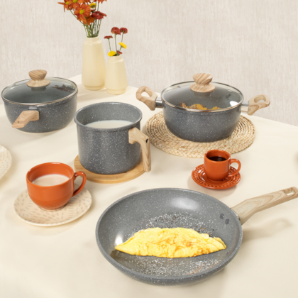 Jogo de Panelas Marble Edition com Revestimento Cerâmico Alumínio 4Pçs Dark Grey 143888.06 Oster -f2ebceaf-1c3f-4471-92a7-4a36e154763c