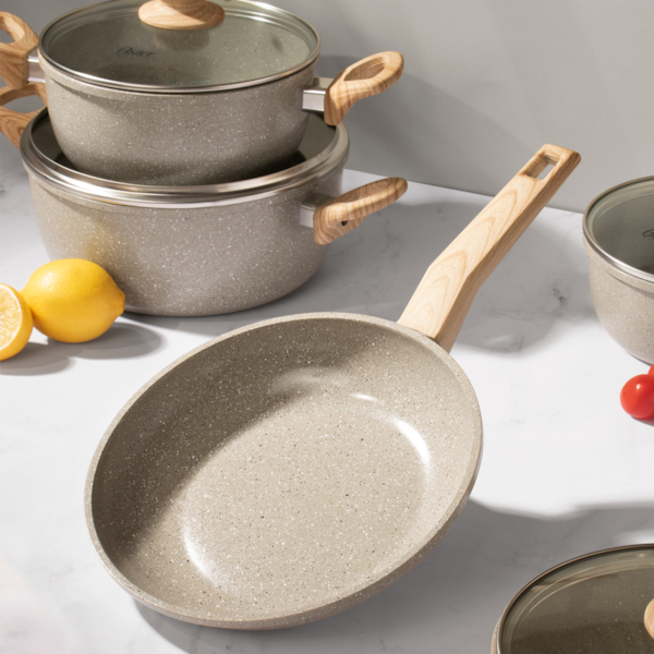 Jogo de Panelas Marble Edition com Revestimento Cerâmico Alumínio 5Pçs Cinza Dust 130063.09 Oster-82548bdd-90a4-40f1-bf6a-ef3603e76fdc