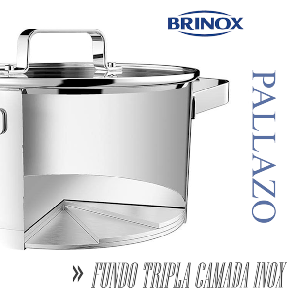 Jogo de Panelas Palazzo Inox Indução 5pçs 4808/100 Brinox-cce20470-81ed-43ff-9451-f828972761f6