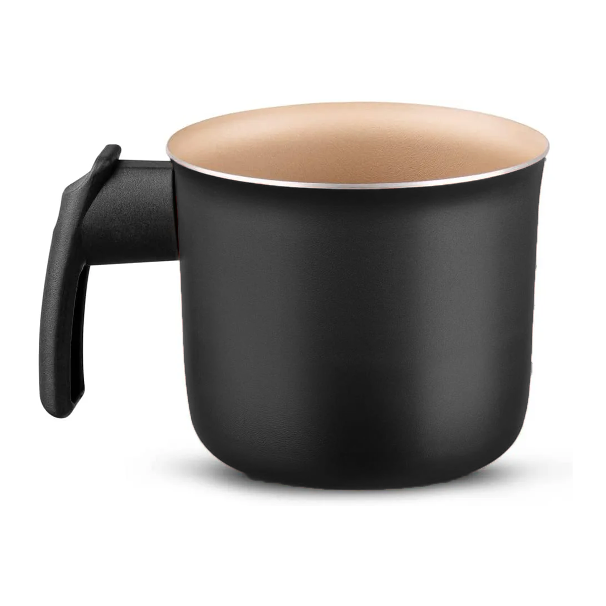 Jogo De Panelas Safira Superflon Em Alumínio 7Pçs Preto/Bege 8494