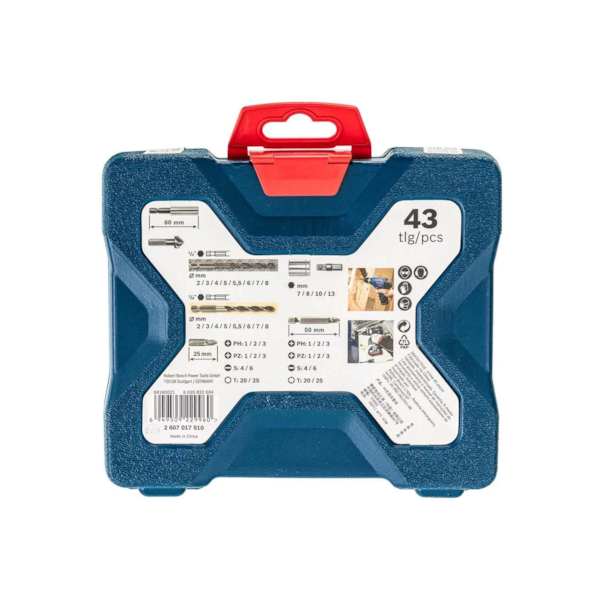 Jogo de Pontas e Bits V-Line 43 Peças 2607017510 Bosch-113a1404-180f-44cb-8f1a-9fce1ea06df9