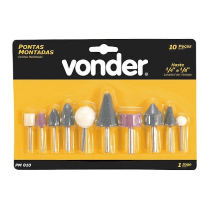 Jogo de Pontas Montadas com 10 Peças PMV 010 Vonder-98699c12-4f76-4383-9fc8-15632c5c3c98
