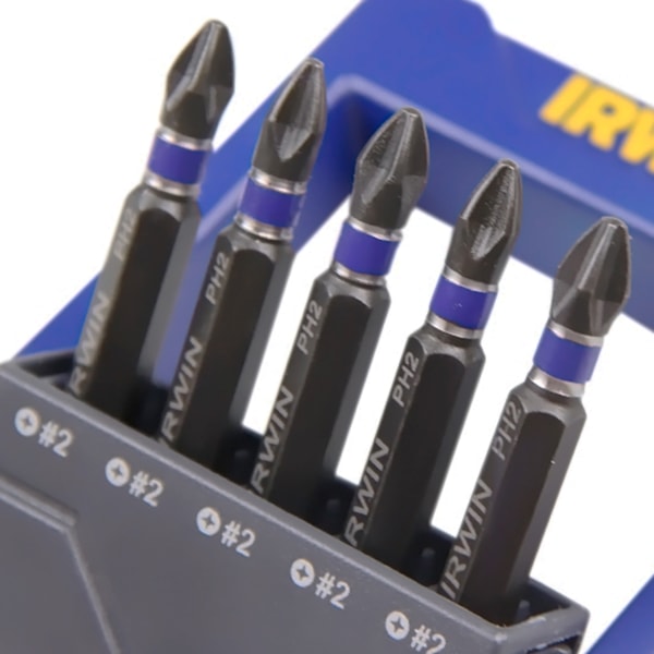 Jogo de Pontas Philips PH2 N.2 50MM Com 5 Peças 1865325 Irwin-b997ddbc-5db4-4dcc-bf18-b1ad1ab6e960