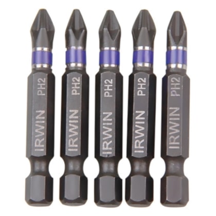 Jogo de Pontas Philips PH2 N.2 50MM Com 5 Peças 1865325 Irwin-5a4bfdf5-a405-484b-98d5-141b44861780