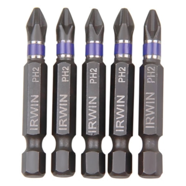 Jogo de Pontas Philips PH2 N.2 50MM Com 5 Peças 1865325 Irwin-9cc70631-58d5-40ff-baab-a7a6c32e154e