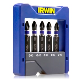 Jogo de Pontas Philips PH2 N.2 50MM Com 5 Peças 1865325 Irwin