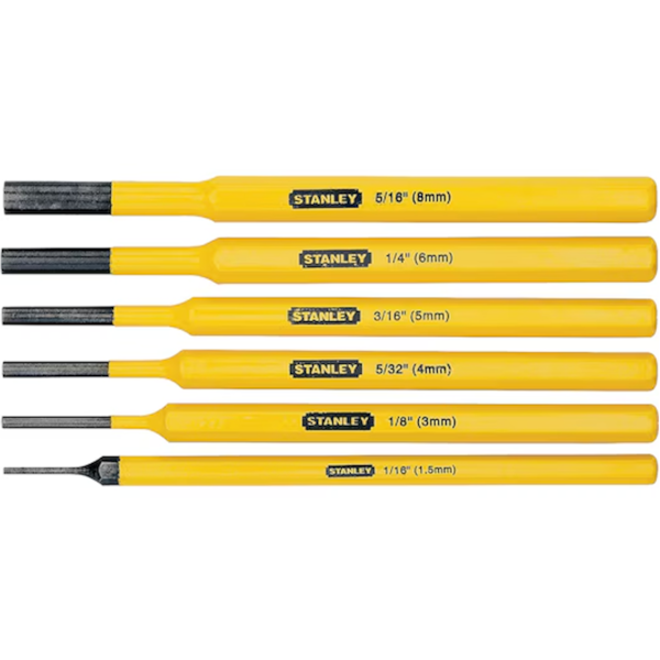 Jogo De Saca Pino - 6 Peças 16-226 Stanley-5372cb58-6ba4-4d65-976e-e5b88930c5f3