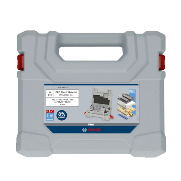 Jogo de Serra Copo 19 a 76mm 17 Peças 2608900525 Bosch-a1708284-8c70-4303-ba1d-a57add374386