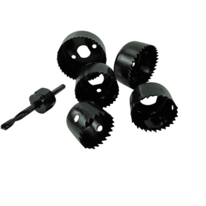 Jogo de Serra Copo Aço Carbono p/ Madeira 6 Peças Makita-2ea19176-f6b4-40f5-b9eb-38cba7b425b7