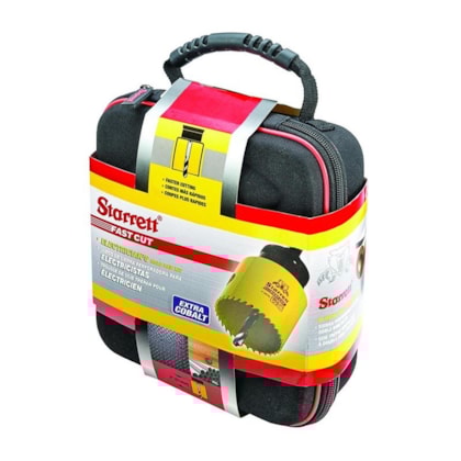 Jogo de Serra Copo Bi-metal 16 a 51mm c/ 10 Peças Starrett-469e4436-df95-4657-be3b-c1fc2e68a93e