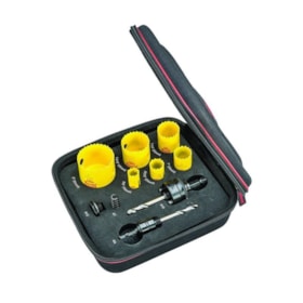 Jogo de Serra Copo Bi-metal 16 a 51mm c/ 10 Peças Starrett