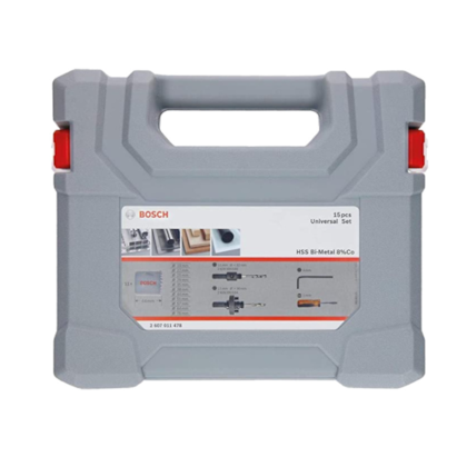 Jogo de Serra Copo Bimetal HSS 19mm a 76mm Com 15 Peças 2607011478 Bosch-9835c08d-8187-4e33-acd1-e4d623f21747