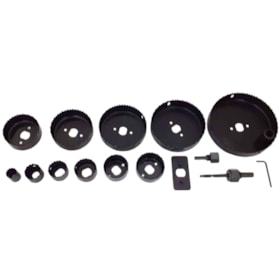 Jogo de Serra Copo Para Madeira 19-127MM Com 12 Peças MTX