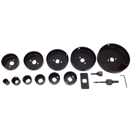 Jogo de Serra Copo Para Madeira 19-127MM Com 12 Peças MTX-fc6feea1-e153-4b5f-ac24-77cb9e2e8115