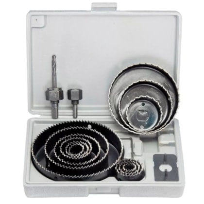 Jogo de Serra Copo Para Madeira 19-127MM Com 12 Peças MTX-6a164c07-d736-458b-a840-dc3a20600ab7