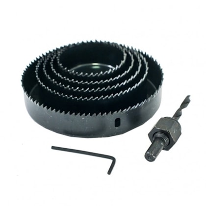 Jogo de Serra Copo Para Madeira 64-127MM Com 8 Peças Mtx-29e7b161-fda3-4ab7-9d30-a6b49264cffe