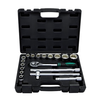 Jogo de Soquete Estriados 10 A 30MM Com 18 Peças Stels-5eeb308b-b0a4-4a53-8e5e-39c449bb8274