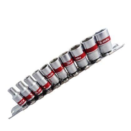 Jogo de Soquetes 04 A 13MM X 1/4