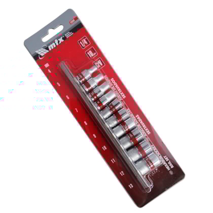 Jogo de Soquetes 04 A 13MM X 1/4