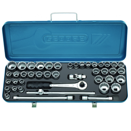 Jogo de Soquetes 1/2 com 43 peças D19PMZ 015559 Gedore-2ac9c660-57d3-4b79-89b6-76198c6d3856
