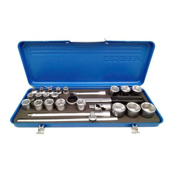 Jogo de Soquetes 1/2 D19/KPU 25 peças 015504 Gedore-a8462153-71c7-4c27-a4f8-f96fb3ecc0e7