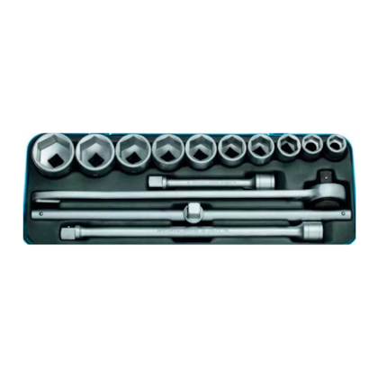 Jogo de soquetes 3/4 com 14 peças D32/EMU 017201 Gedore-023e6ae3-b2b2-4375-8851-ddcde0ffbcb9