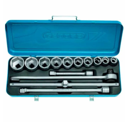 Jogo de soquetes 3/4 com 14 peças D32/EMU 017201 Gedore-d8c96599-2fb3-4ba2-ba2d-a51108127c85