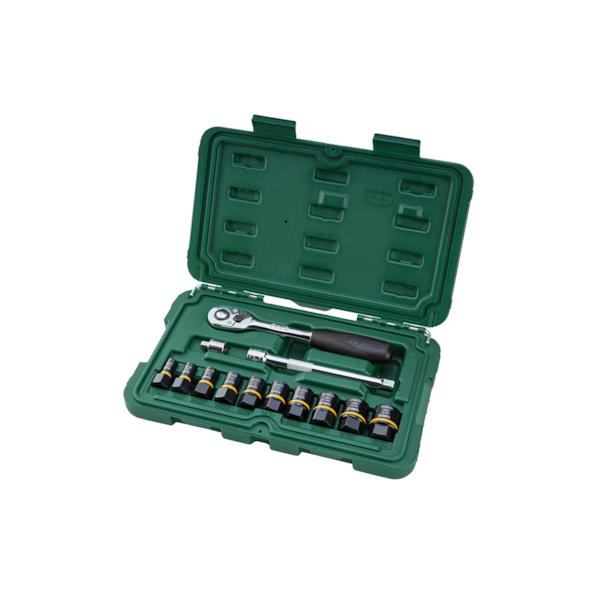 Jogo de Soquetes de Extração 1/4 e 3/8 13 Pçs ST09137 Sata-c2571472-6eaa-44e1-bd06-4a219b6c74a3