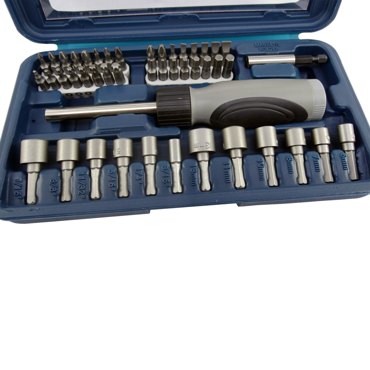 Jogo de Soquetes e Bits com Chave manual 46 Peças 2607017399 Bosch