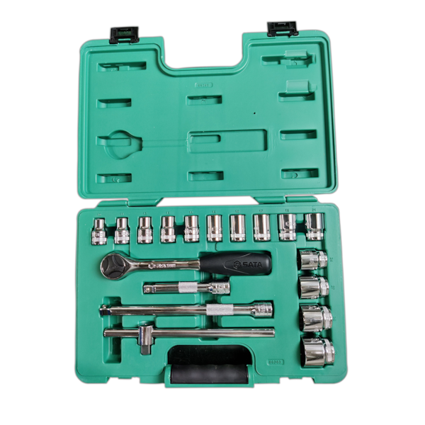 Jogo de Soquetes Estriado Com Encaixe 10 a 32mm 1/2