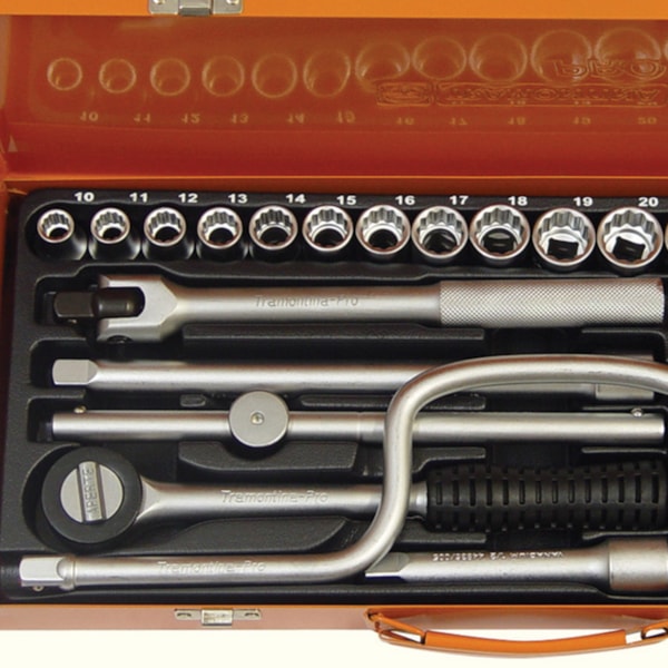 Jogo de Soquetes Estriados 10 a 32mm 27 Peças Tramontina-1bd7a0bd-e576-4ff6-9c6d-09b2160348d8